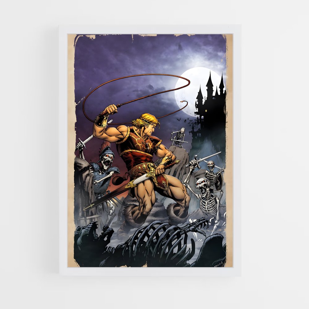 Poster Barbarie Éternelle – affiche Castlevania (vue 3)